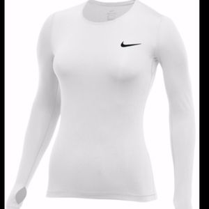 Nike Womens’ Pro Top Long Sleeve All Over Mesh